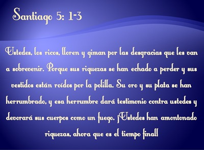 SANTIAGO 5:1-3